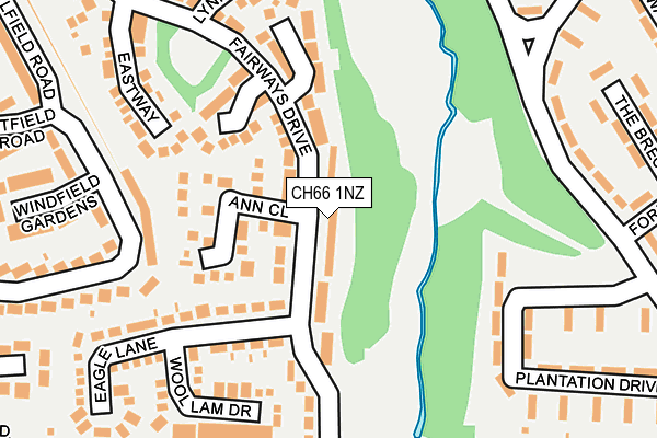 CH66 1NZ map - OS OpenMap – Local (Ordnance Survey)