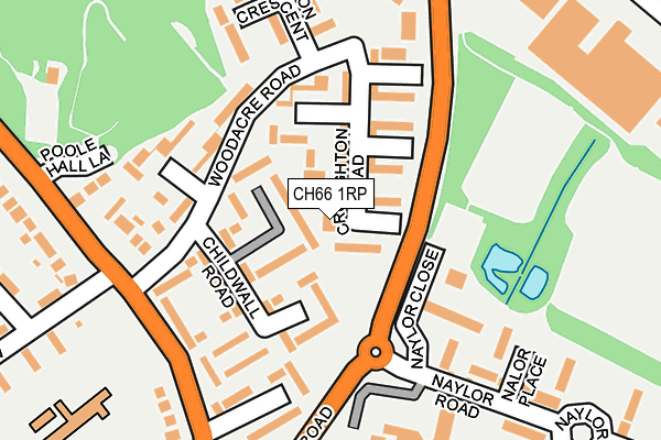 CH66 1RP map - OS OpenMap – Local (Ordnance Survey)