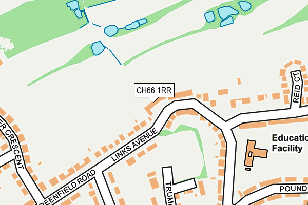 CH66 1RR map - OS OpenMap – Local (Ordnance Survey)