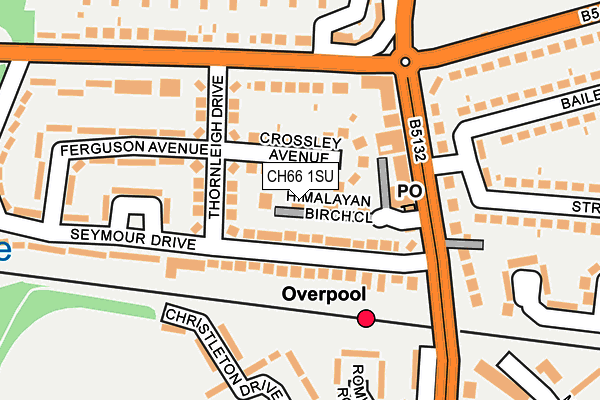 CH66 1SU map - OS OpenMap – Local (Ordnance Survey)