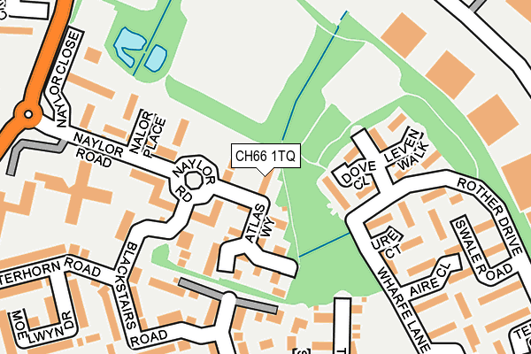CH66 1TQ map - OS OpenMap – Local (Ordnance Survey)