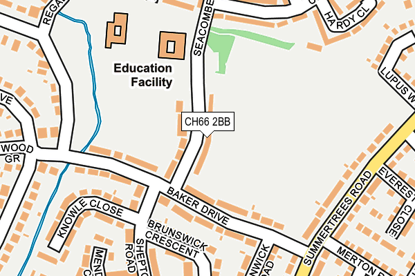 CH66 2BB map - OS OpenMap – Local (Ordnance Survey)