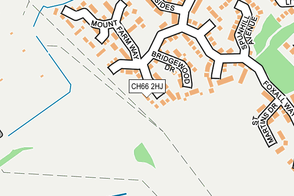 CH66 2HJ map - OS OpenMap – Local (Ordnance Survey)