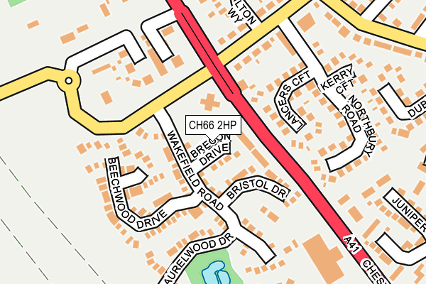 CH66 2HP map - OS OpenMap – Local (Ordnance Survey)