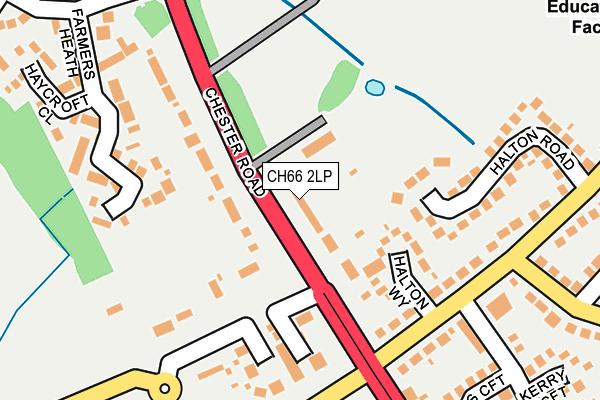 CH66 2LP map - OS OpenMap – Local (Ordnance Survey)