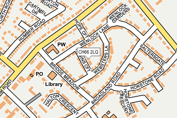 CH66 2LQ map - OS OpenMap – Local (Ordnance Survey)