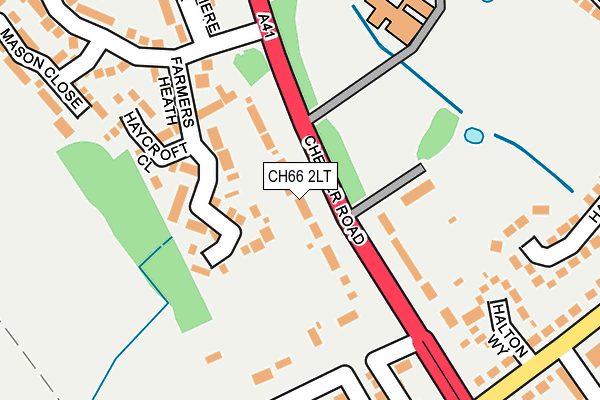 CH66 2LT map - OS OpenMap – Local (Ordnance Survey)