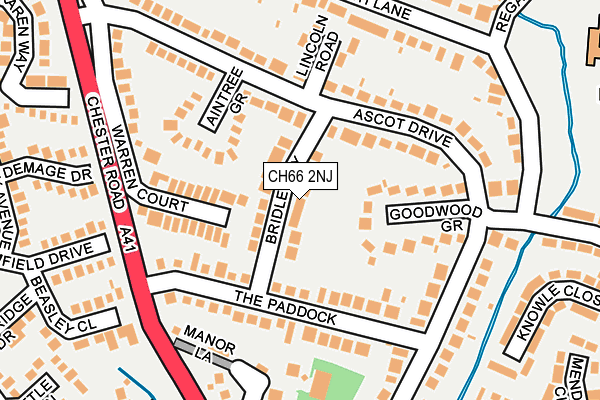 CH66 2NJ map - OS OpenMap – Local (Ordnance Survey)