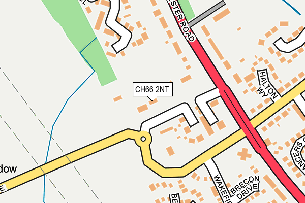 CH66 2NT map - OS OpenMap – Local (Ordnance Survey)