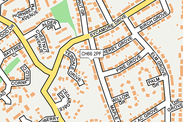 CH66 2PF map - OS OpenMap – Local (Ordnance Survey)