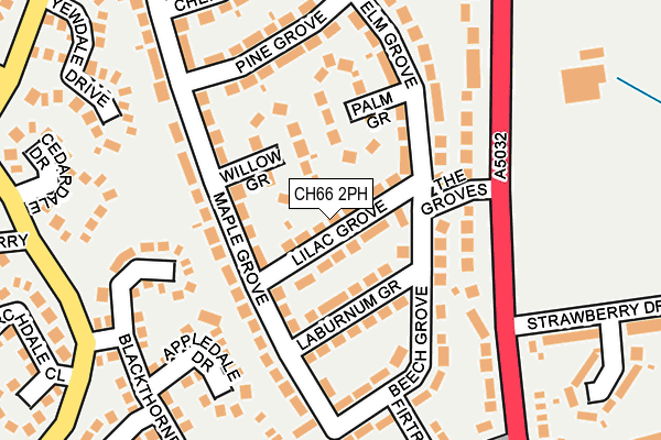 CH66 2PH map - OS OpenMap – Local (Ordnance Survey)