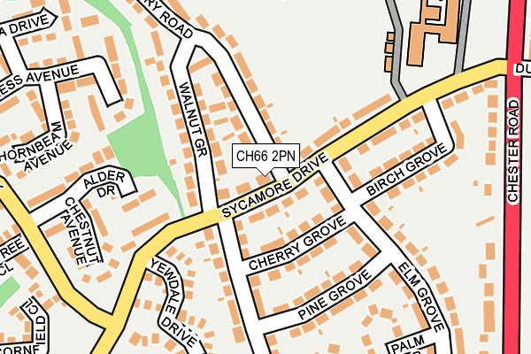 CH66 2PN map - OS OpenMap – Local (Ordnance Survey)