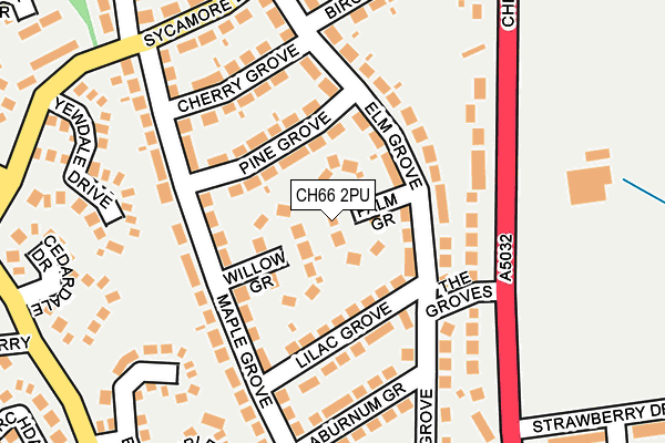 CH66 2PU map - OS OpenMap – Local (Ordnance Survey)