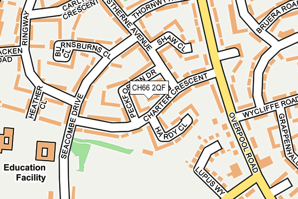 CH66 2QF map - OS OpenMap – Local (Ordnance Survey)