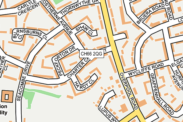 CH66 2QG map - OS OpenMap – Local (Ordnance Survey)