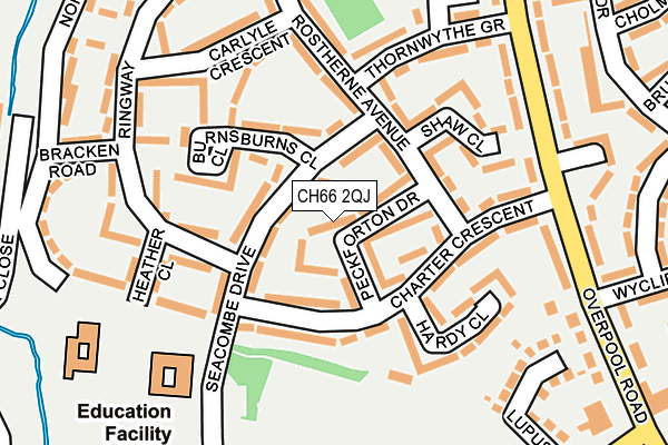 CH66 2QJ map - OS OpenMap – Local (Ordnance Survey)