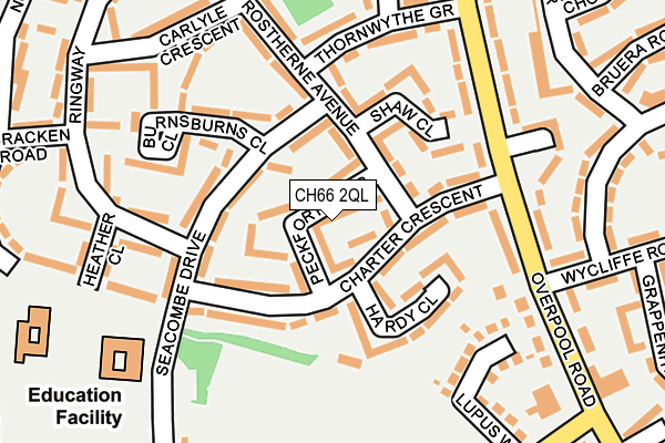 CH66 2QL map - OS OpenMap – Local (Ordnance Survey)