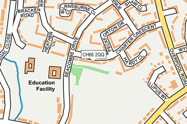 CH66 2QQ map - OS OpenMap – Local (Ordnance Survey)