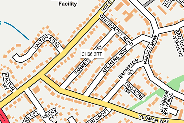 CH66 2RT map - OS OpenMap – Local (Ordnance Survey)