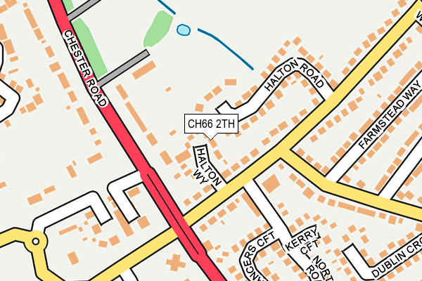 CH66 2TH map - OS OpenMap – Local (Ordnance Survey)