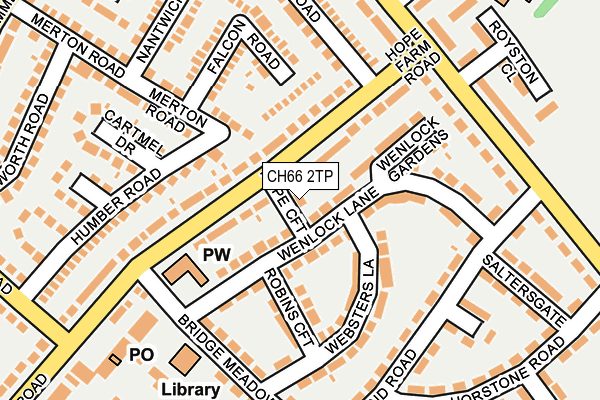 CH66 2TP map - OS OpenMap – Local (Ordnance Survey)