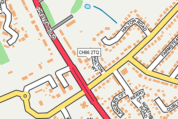 CH66 2TQ map - OS OpenMap – Local (Ordnance Survey)