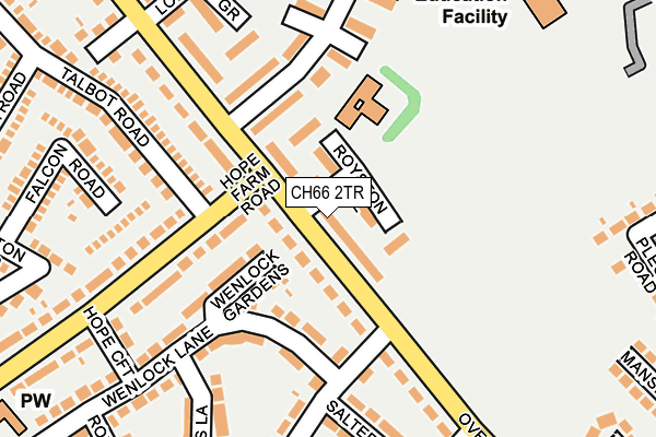 CH66 2TR map - OS OpenMap – Local (Ordnance Survey)