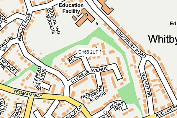 CH66 2UT map - OS OpenMap – Local (Ordnance Survey)