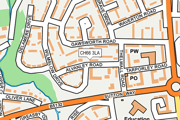 CH66 3LA map - OS OpenMap – Local (Ordnance Survey)