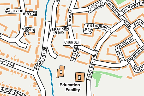 CH66 3LF map - OS OpenMap – Local (Ordnance Survey)