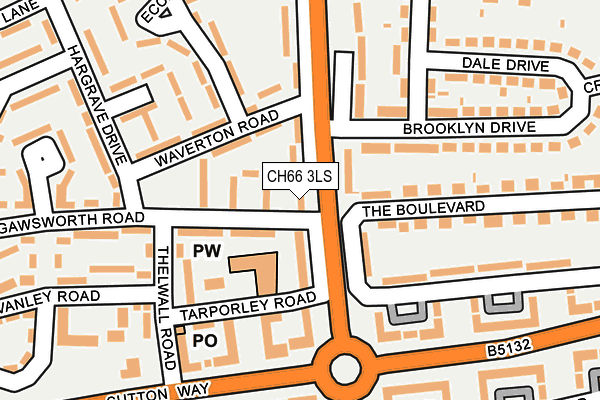 CH66 3LS map - OS OpenMap – Local (Ordnance Survey)