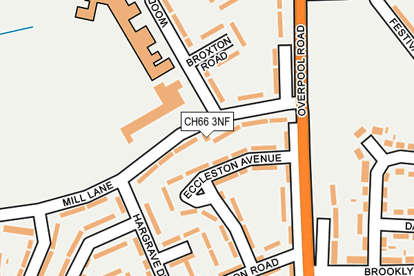 CH66 3NF map - OS OpenMap – Local (Ordnance Survey)