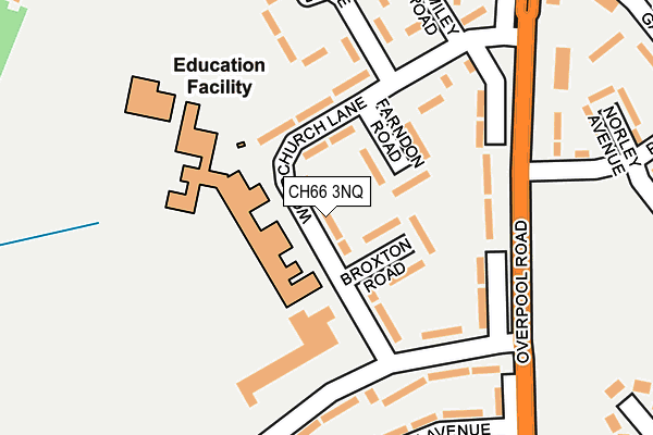 CH66 3NQ map - OS OpenMap – Local (Ordnance Survey)