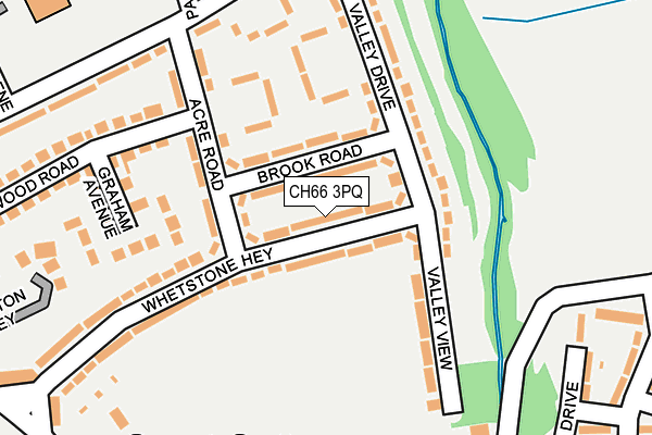 CH66 3PQ map - OS OpenMap – Local (Ordnance Survey)