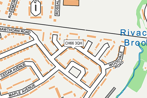 CH66 3QH map - OS OpenMap – Local (Ordnance Survey)