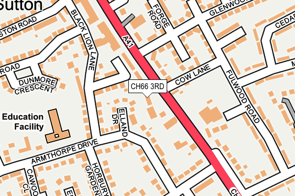 CH66 3RD map - OS OpenMap – Local (Ordnance Survey)