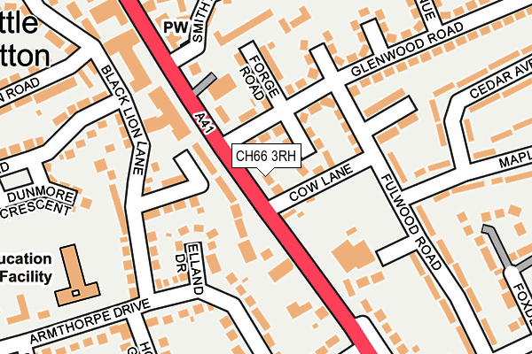 CH66 3RH map - OS OpenMap – Local (Ordnance Survey)