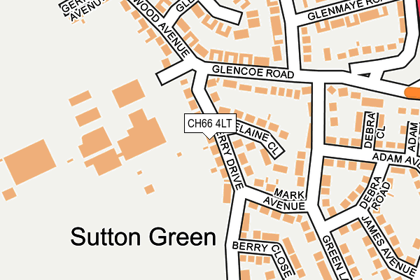 CH66 4LT map - OS OpenMap – Local (Ordnance Survey)