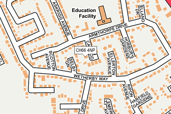 CH66 4NP map - OS OpenMap – Local (Ordnance Survey)