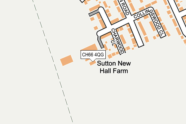 CH66 4QG map - OS OpenMap – Local (Ordnance Survey)