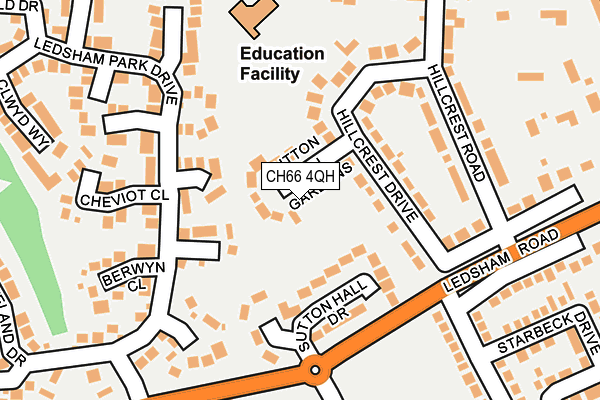 CH66 4QH map - OS OpenMap – Local (Ordnance Survey)