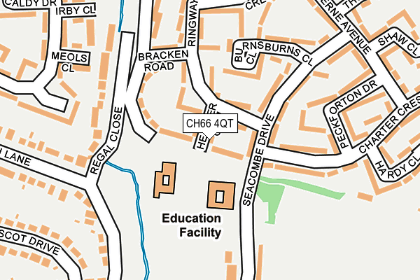 CH66 4QT map - OS OpenMap – Local (Ordnance Survey)