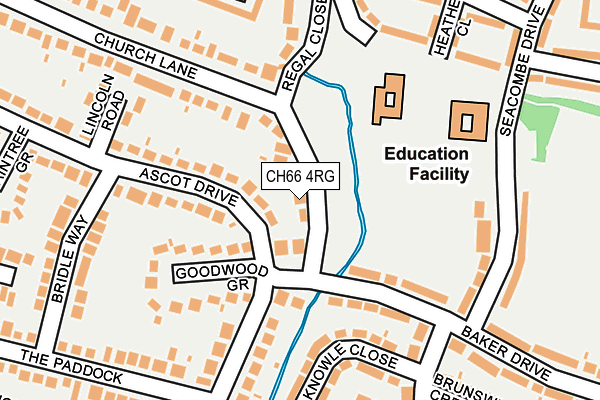 CH66 4RG map - OS OpenMap – Local (Ordnance Survey)