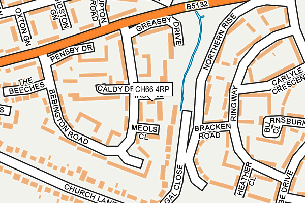 CH66 4RP map - OS OpenMap – Local (Ordnance Survey)