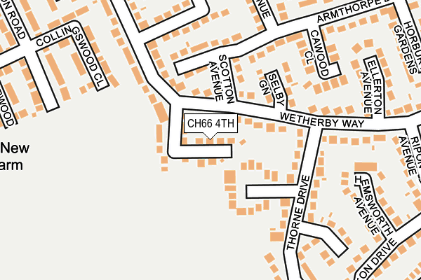 CH66 4TH map - OS OpenMap – Local (Ordnance Survey)