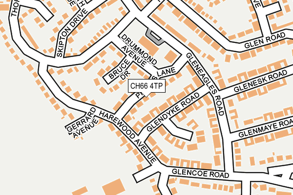 CH66 4TP map - OS OpenMap – Local (Ordnance Survey)