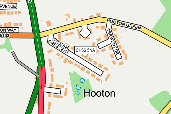 CH66 5NA map - OS OpenMap – Local (Ordnance Survey)