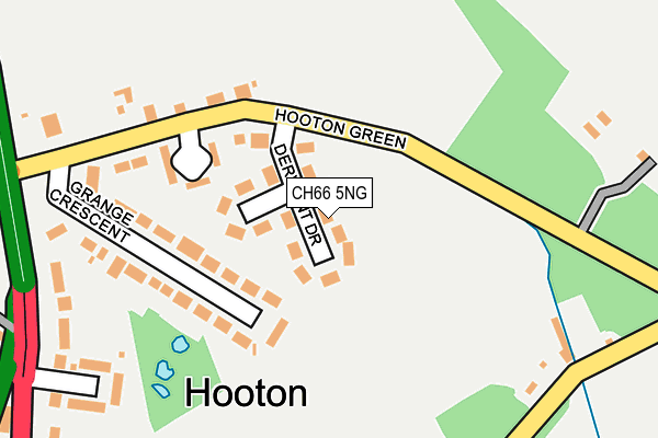 CH66 5NG map - OS OpenMap – Local (Ordnance Survey)