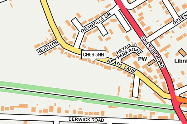 CH66 5NN map - OS OpenMap – Local (Ordnance Survey)