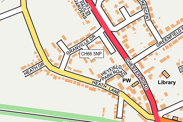 CH66 5NP map - OS OpenMap – Local (Ordnance Survey)